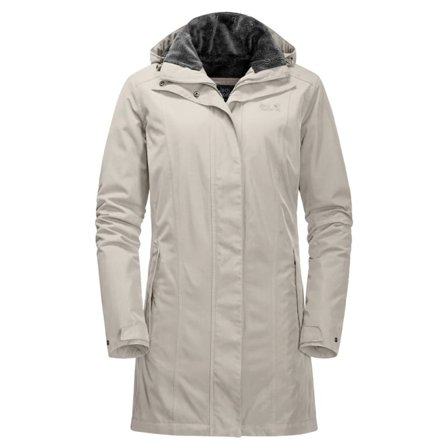 Jack Wolfskin Women's Madison Avenue Coat Women synthetic-lined parkas Beige XS