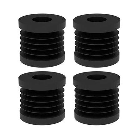3D Printer Anti Vibrationsfødder Til Bambu Lab X1 Serie Og P1P Universal Gummifod Anti-slip Gummi Stødpude