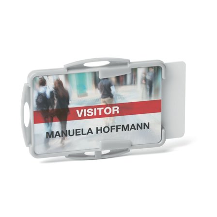 DURABLE Korthållare ECO 2 kort grå 10/fp - Lyreco - Kontorsmöbler och inredning - Namnskyltar och korthållare - Korthållare - Standard