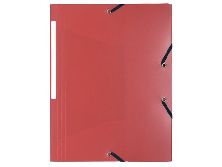 EXACOMPTA Gummibandsmapp 3-kl PP A4 röd - Lyreco - Kontorsmaterial - Mappar och plastfickor - Plastmappar och aktmappar