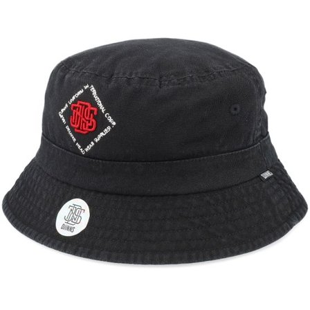 Djinns - Svart bucket Hatt - New Diamond 1 Black Bucket @ Hatstore