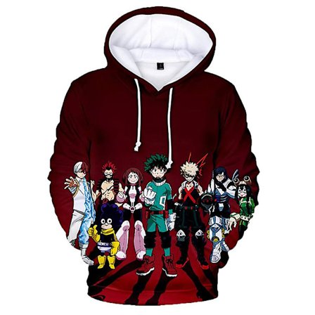 My Hero Academia hettegensere for voksne - hettegenser med hette - gave