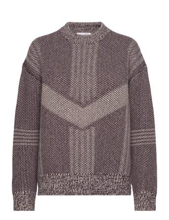Lawin Rws Tops Knitwear Jumpers Burgundy Tiger Of Sweden
