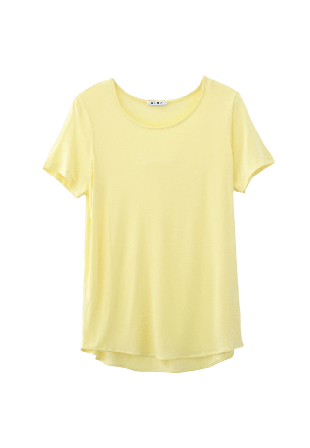 Wera T-shirt med båtringning FREDRIKA T-shirts & toppar Gul M