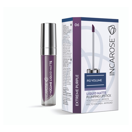 Incarose Più Volume Liquid Matte Plumping Lipstick 06 Extreme