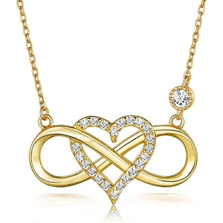 Kvinnors Halsband Rund Sterling Silver Zirconia Halsband