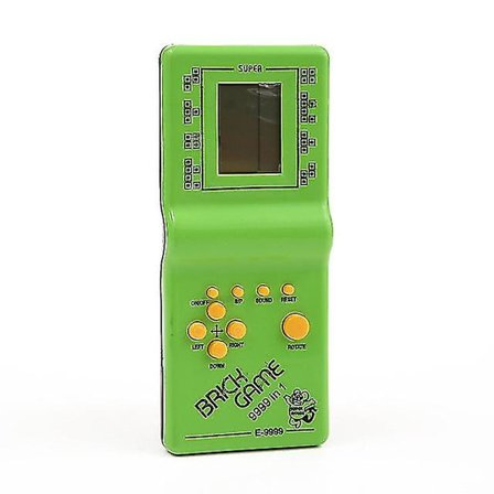 Klassisk håndholdt spillemaskine Tetris-spil Børnespilkonsol Legetøj med musikafspilning Retro Børn Nydelse Spil Afspiller