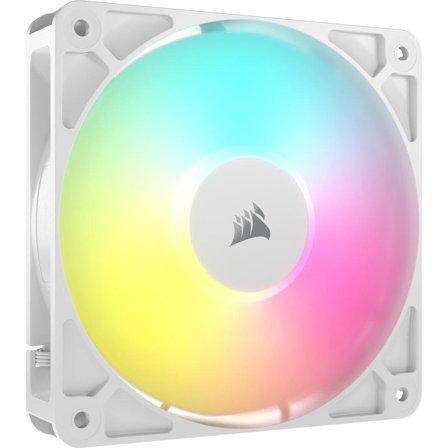 Corsair RS120 ARGB Vifte (hvit) 120mm, 420 – 2100 RPM ±10%, 10 - 36 dBA,