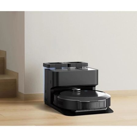 Ansluten robotdammsugare och mopp med EZICLEAN allt-i-ett Z10 Plus tömningsbas - 240 min - 6000pa - 180m² - 1,5L