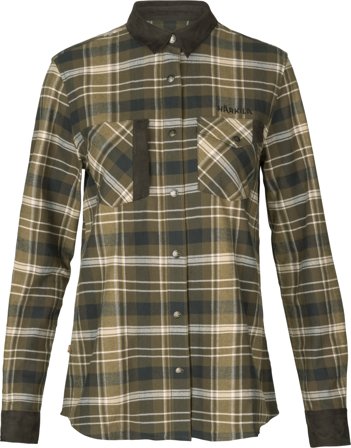 Härkila Aivak L/S Shirt naisten flanellipaita, Antique Bronze
