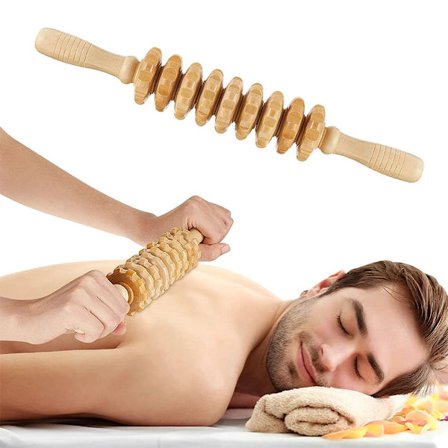 Træ Massage Værktøjer Anti Cellulite Massager Håndholdt Cellulite Massage Rulle Lymfedrænage Massage Værktøjer