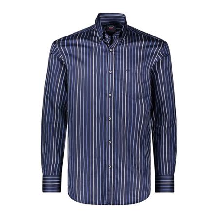 Paul & Shark - Skjortor - Blå - Herr - Storlek: 4xl, Herr, Storlek: 4XL