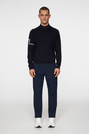 J.Lindeberg - Golf - Heath Knitted Sweater - Blue - Man - XXL