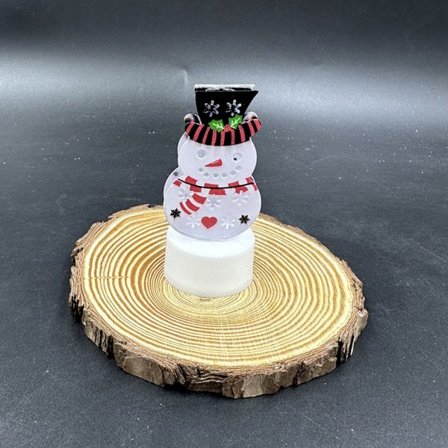 2 STK elektronisk julelys stearinlys nattlys 8 8