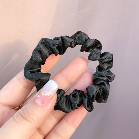 Silke Hår Scrunchies[4Pcs], Hår Elastikker, Kvinder Piger Bobbles S