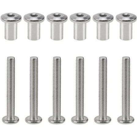 Hexagonale festebolter Møbelkoblingsskrue M6 x 50MM