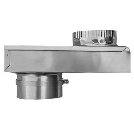 Kuivausrummun tuuletusaukko Periskooppi Kuivausrummun tuuletusaukon sovitin Estää letkun taittumisen ja kuivausrummun varaosien tukkeutumisen