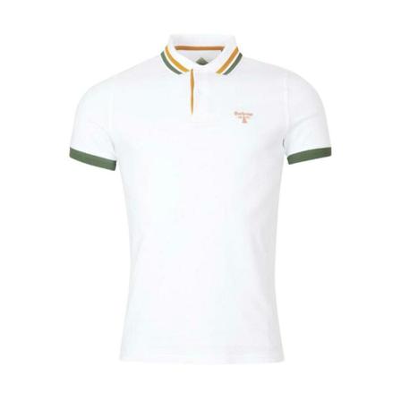 Barbour Polo Hvid, Herre