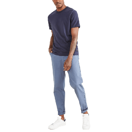 Dockers CREW TEE NAVY BLAZER T-shirts Herr Blå L -