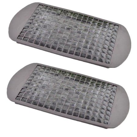 160 Rums Silikone Frosne Mini Terning Isform Slik Chokolade Gelé Form (Sort)