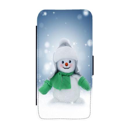 Snögubbe Iphone 14 Plånboksfodral Multifärg