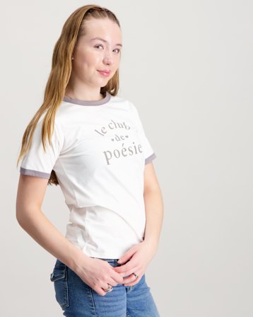 Sofie Schnoor MaggieSY T-shirt Cremefärgad T-shirts Tjej - Kids Brand Store