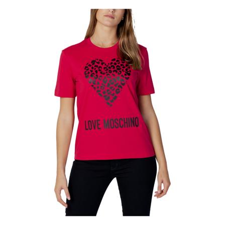 Love Moschino T-Shirts Pink, Dame