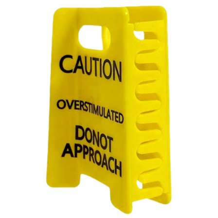 Forsiktig Overstimulert Skilt Hårklype Nyhet Morsom Klype Dristig Sarkastisk Hårtilbehør For Kvinner