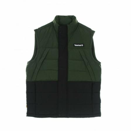 Timberland, sleeveless down jacket puffer Groen, Heren, Maat:S