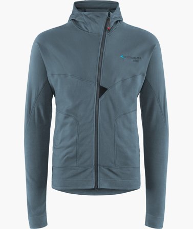 Klättermusen Sigyn Hooded Zip Herr - Thistle Blue - XXL