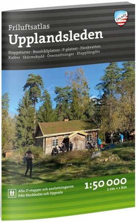 Calazo Friluftsatlas Upplandsleden 1:50 000