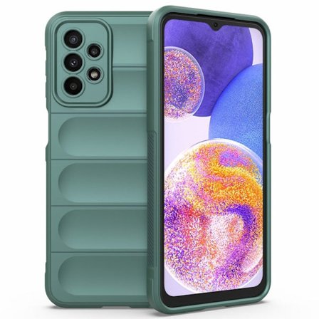 Blødt grebsformet cover til Samsung Galaxy A23 5G - Grøn