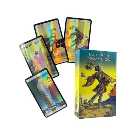 Loistaa holografiset tarot-kortit espanjaksi saksankielisessä versiossa espanjaksi viesteillä ja kirjaennustelu ranska italia D039