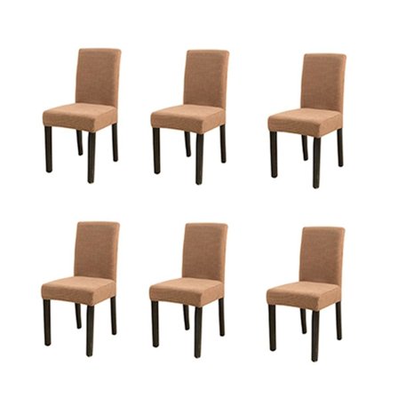 Vandtæt Spisestuestol Betræk Stræk Jacquard Parson Stol Betræk Aftagelig Vaskbar Stol