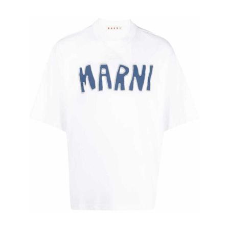 Marni T-Shirts Hvid, Herre
