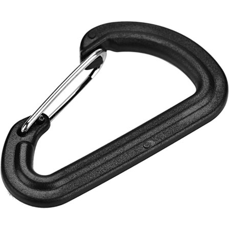 D-ring Karabinhake, 20 st Plast Vandringsspänne Nyckelring Karbinhakar för Utomhusbruk