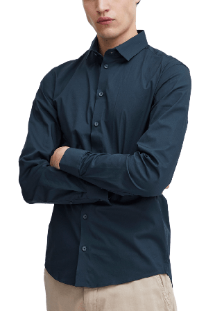 Casual Friday Cfpalle Slim Fit Shirt Skjortor Herr Blå XXL