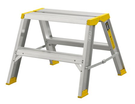 W.steps 55AB Arbejdsskammel med certificeret aluminium 2-trins, Stiger & stilladser