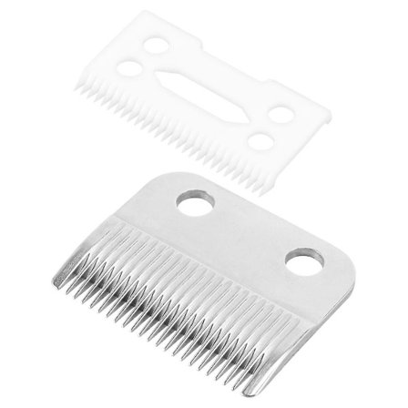 2-pack Håroch Skägg Ersättningsblad i Keramik + Metallbotten Kompatibel med Wahl Klippmaskin