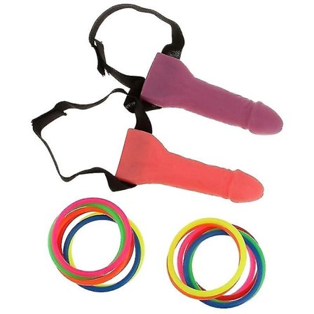 Spel för inomhuskast med ringar på huvudet, brud- och möhippa-festtillbehör