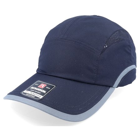 Richardson - Blau 5panel Cap - 158 Navy/Charcoal 5-Panel @ Hatstore