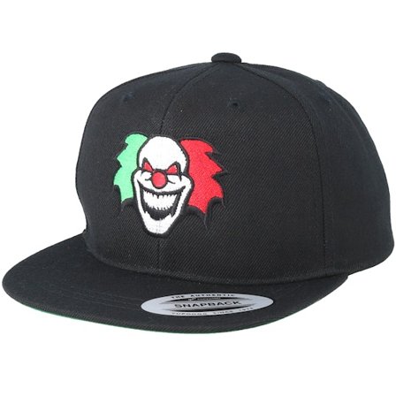 Kiddo Cap - Schwarz Snapback Cap - Kids Clown Black Snapback @ Hatstore