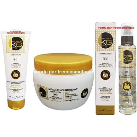 Behandling utan sulfatkeratin och kokosnötsolja[208]