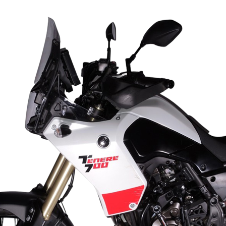 Bastidores de Impacto Inferiores RDMOTO Negro Matte - Yamaha Tenere 700 Explore 2023-2024
