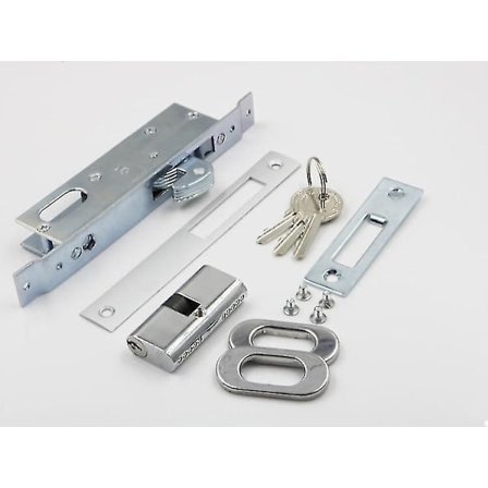 MICO 1001 Glassdør Sikkerhetskrok Lås Nøkler