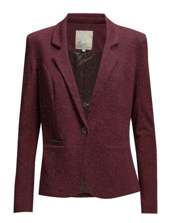 Carmen Blazer Blazers Single Breasted Blazers Röd Minus