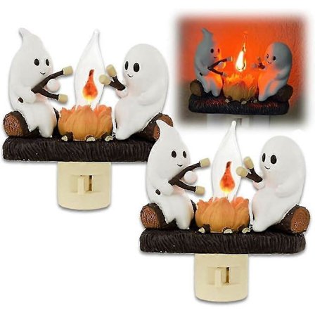 Ghost Bål Natlampe, 2024 Ghost Bål Flakkende Natlampe, Ghost Bål Natlys, Ghost Natlys Stik