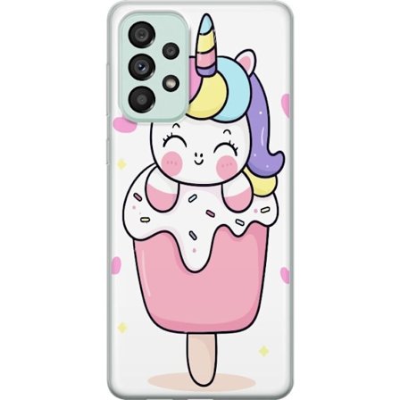 Mobilskal till Samsung Galaxy A73 5G med Glad enhörning