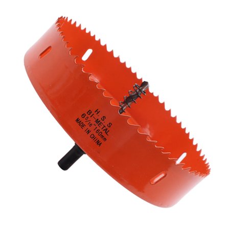 Bimetal Hulsav Høj Hastighed Stålskærer med Centerbor til Træ og Plast 160mm