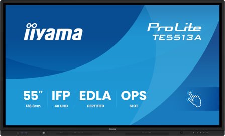 iiyama 55" IFP, 3840x2160, IR 40TP,